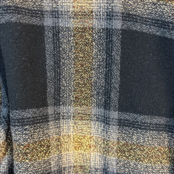 Jack & Jones Men’s Black and Yellow Plaid Shirt size M - Picture 4 of 5